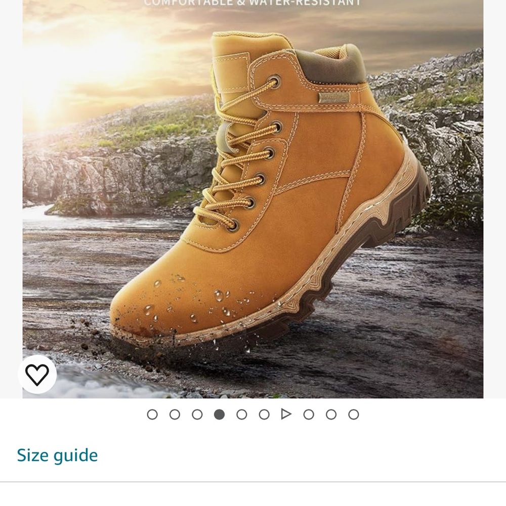 Waterproof hiking boots. Worn twice. - Picture 6 of 10